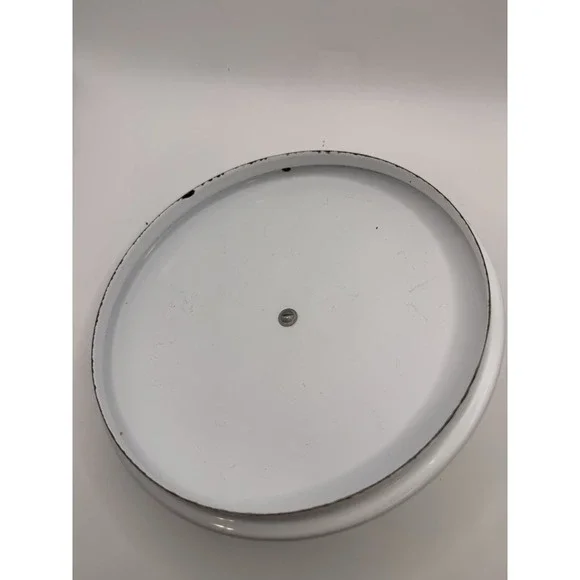 Vintage Berggren Swedish Folkart Enamelware Pot w/Lid "Denna Stuvning" Z10 - Picture 15 of 16